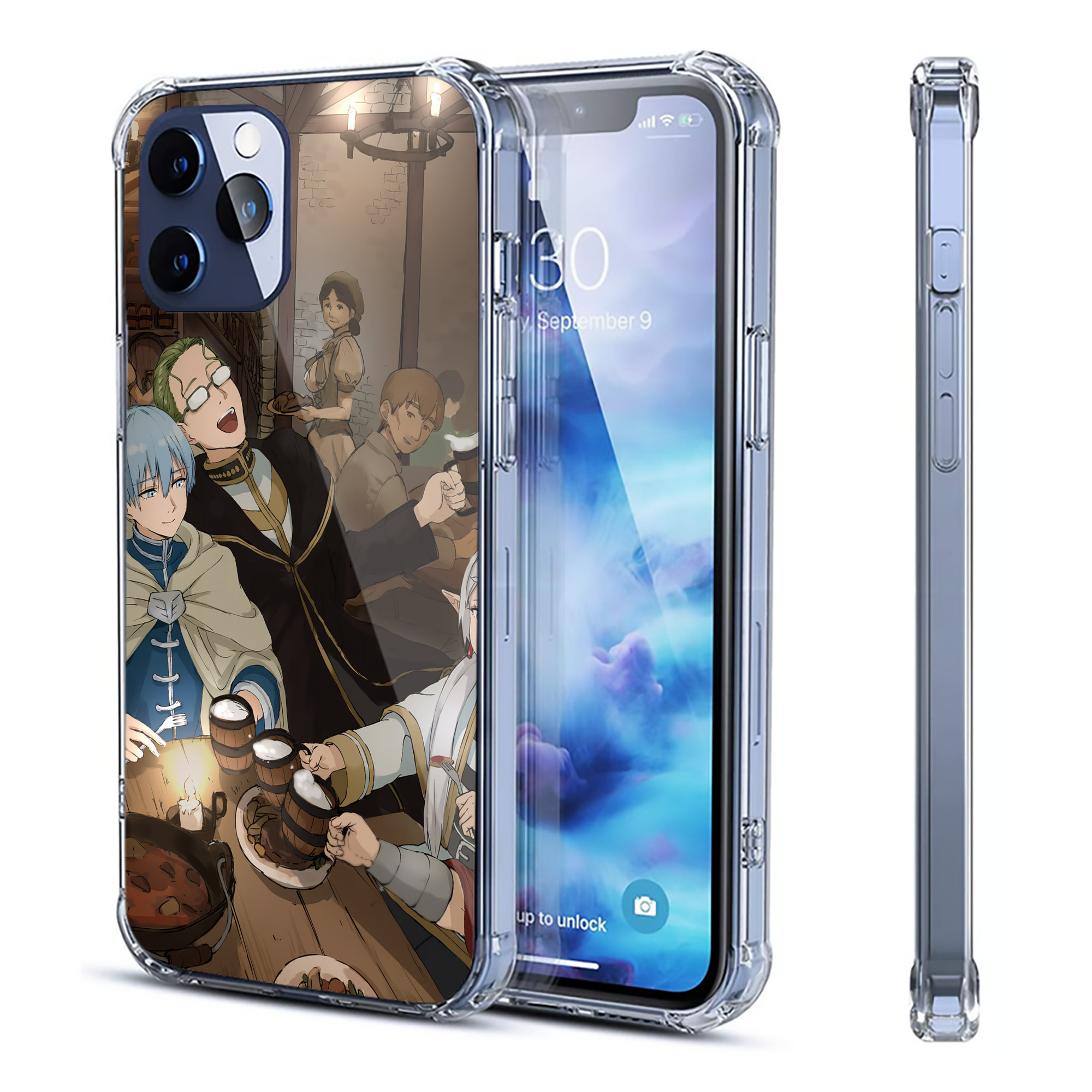 （画像用） 葬送のフリーレン Frieren 【iPhone 12シリーズ対応】透明スマホケース（クリアソフトケース）
